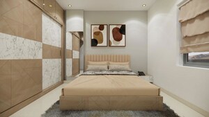 Bedroom in 3 BHK Apartment at IRA Aspiration, Kollur – for Sale