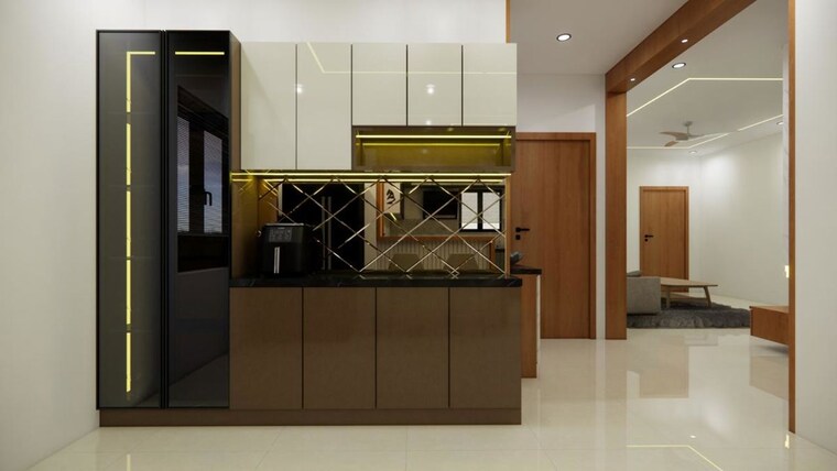 Kitchen, ira-aspiration 3 Bedroom 2200 Sq.Ft. Apartment In Kollur Hyderabad 10573991