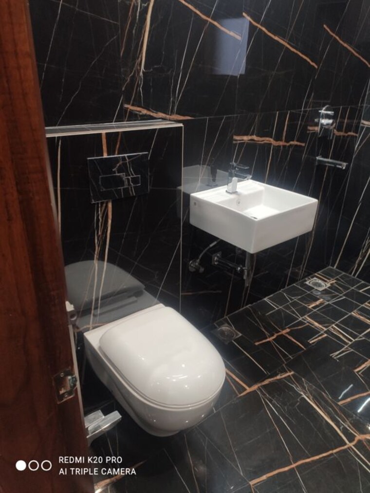 Bathroom, virat nagar 2 Bedroom 1350 Sq.Ft. Independent House In Virat Nagar Panipat 10574047