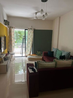 Living Room in 2 BHK Apartment at Rakshak Nagar Gold, Kharadi – for Rent