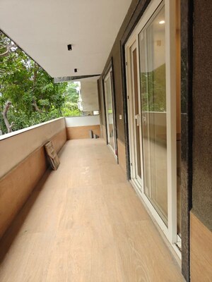 Balcony in 3 BHK Builder Floor at Sector 55 – for Rent
