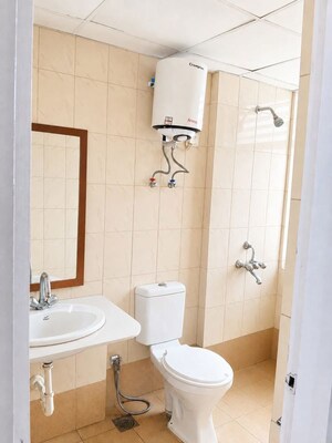 Bathroom in 1 BHK Apartment at Shree Vardhman Green Court, Sector 90 – for Rent