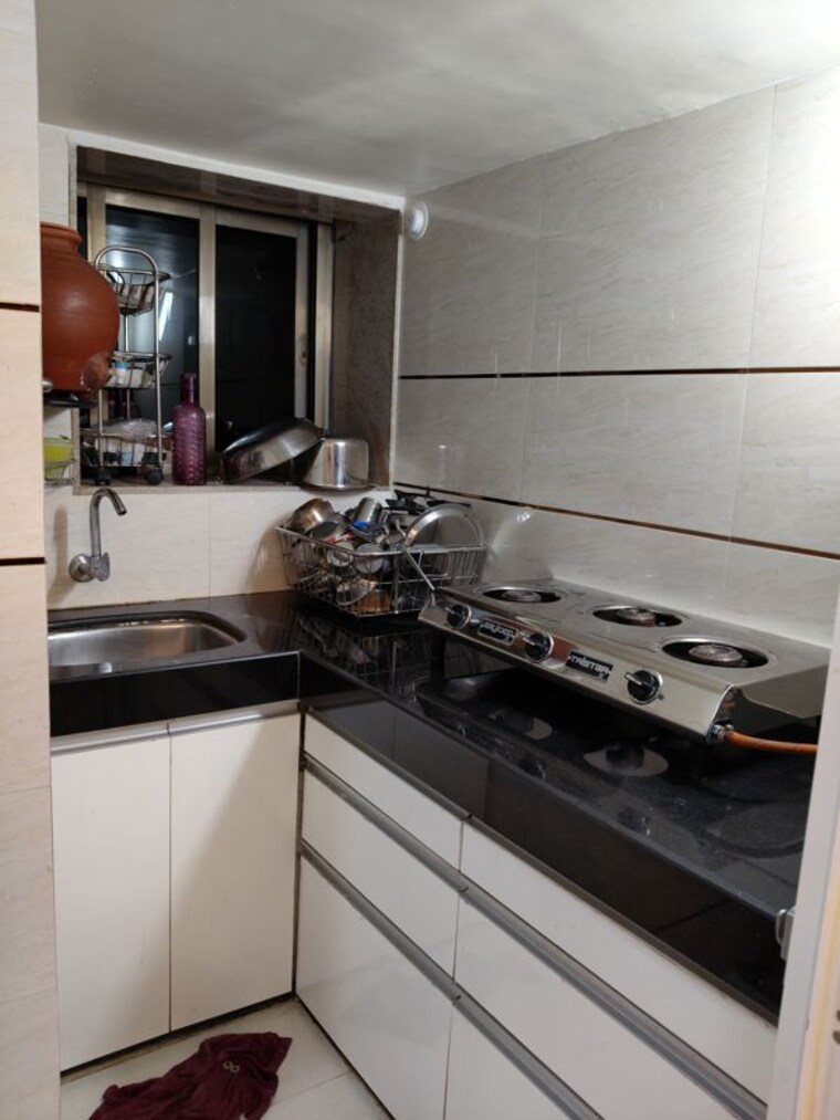 Kitchen, vasant-valley-complex 1 RK 350 Sq.Ft. Apartment In Malad East Mumbai 10574198