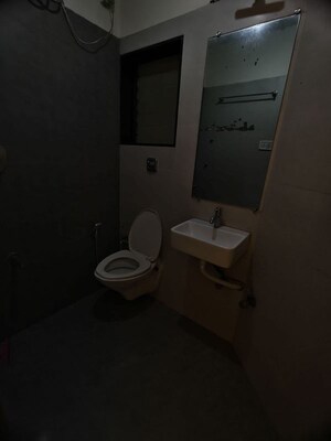 Bathroom in 2 BHK Apartment at Maharaja Retreat CHS, Goregaon East – for Rent