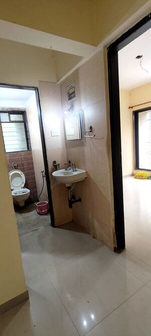 Bathroom in 1 BHK Apartment at Bhandup Subhakamana CHS, Bhandup East – for Rent