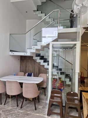 Staircase in 4 BHK Villa at Valmark City Ville, Bannerghatta Road – for Rent