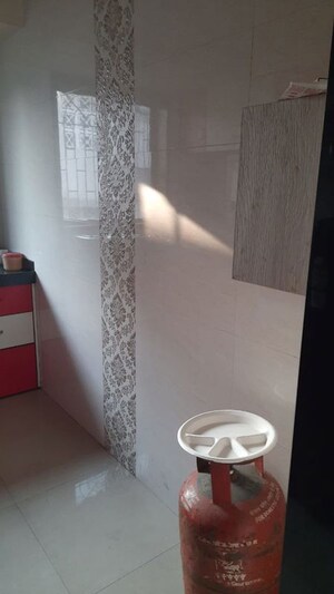 Bathroom in 1 BHK Apartment at Omkar CHS Kamothe, Kamothe – for Rent