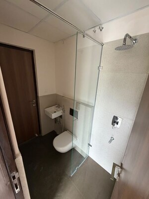 Bathroom in 1 RK Apartment at Piramal Vaikunth, Balkum Pada – for Rent
