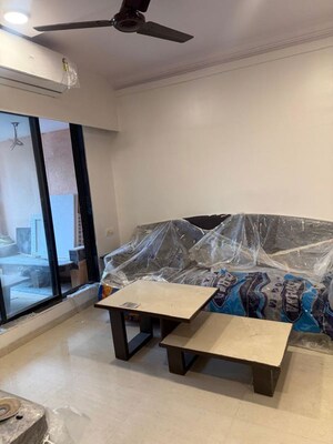 Living Room in 2 BHK Apartment at Globe Heights, Goregaon East – for Rent