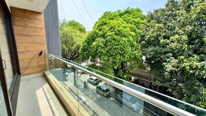 Balcony in 4 BHK Builder Floor at Hauz Khas Enclave – for Rent