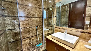 Bathroom in 4 BHK Builder Floor at Hauz Khas Enclave – for Rent