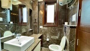 Bathroom in 4 BHK Builder Floor at Hauz Khas Enclave – for Rent
