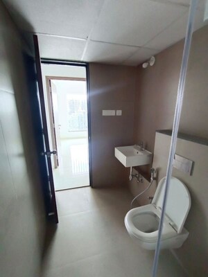 Bathroom in 3 BHK Apartment at Runwal The Central Park, Chinchwad – for Rent