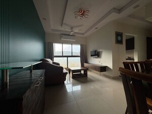 Living Room in 2 BHK Apartment at Moreshwar 19 East, Nerul – for Rent