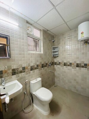 Bathroom in 3 BHK Builder Floor at Lion Green Valley Homes, Sector 35 – for Sale