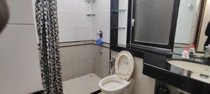 Bathroom in 2 BHK Apartment at Goyal Lakshchandi Heights, Goregaon East – for Rent