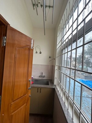 Balcony in 3 BHK Apartment at Enlite Homes, Amrutahalli – for Rent