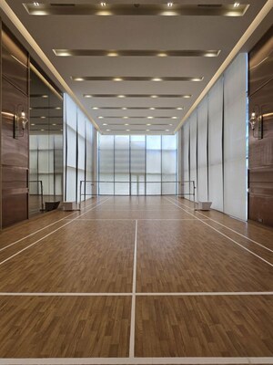 Building Lobby in 3 BHK Apartment at Adani Ten BKC, Bandra East – for Sale