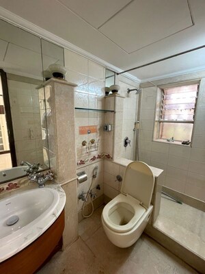 Bathroom in 3 BHK Apartment at Vp Road – for Rent