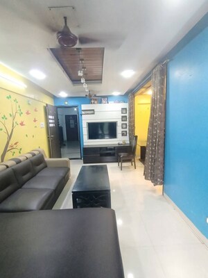 Living Room in 2 BHK Apartment at Kalpataru The Sunrise, Kolshet Road – for Rent