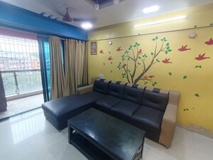 Living Room in 2 BHK Apartment at Kalpataru The Sunrise, Kolshet Road – for Rent