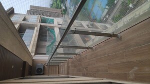 Balcony in 3.5 BHK Apartment at Raj Grandeur, Powai – for Rent