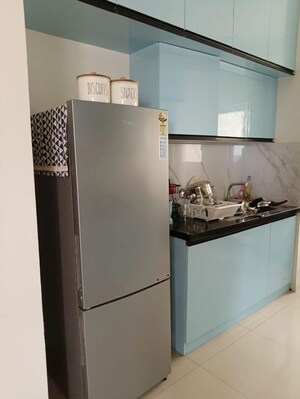 Kitchen in 3 BHK Apartment at Mantri Webcity, Hennur Road – for Rent