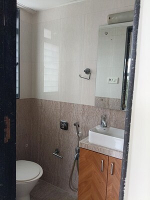 Bathroom in 2 BHK Apartment at Leela Sagar Apartments, Andheri West – for Rent