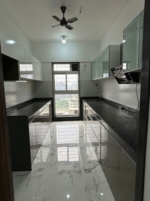 Kitchen in 2 BHK Apartment at Raheja Ridgewood, Goregaon East – for Rent