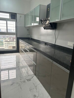 Kitchen in 2 BHK Apartment at Raheja Ridgewood, Goregaon East – for Rent