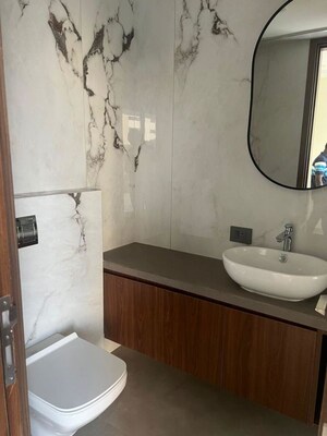 Bathroom in 2 BHK Apartment at Bandra West – for Rent