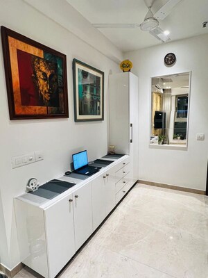 Building Lobby in 1 BHK Apartment at Hiranandani Regent Hill, Powai – for Rent