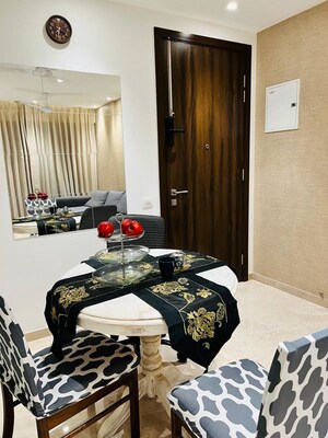 Living Room in 1 BHK Apartment at Hiranandani Regent Hill, Powai – for Rent