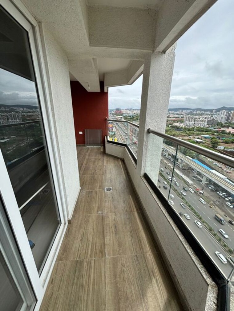 Balcony, balewadi 3 Bedroom 1200 Sq.Ft. Apartment In Balewadi Pune 10574748