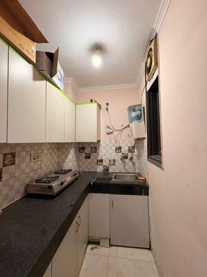 Kitchen in 1 BHK Builder Floor at Chattarpur – for Rent