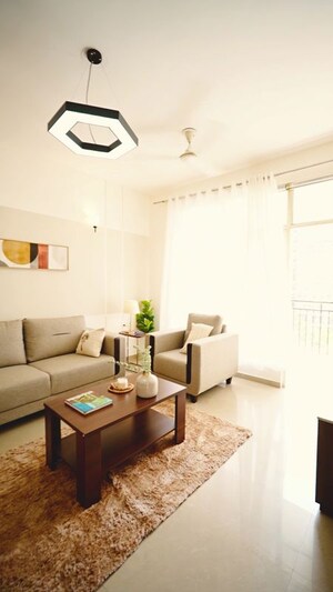 Living Room in 2.5 BHK Apartment at Kingswood Court, Sain Vihar – for Sale