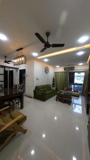 Living Room in 2 BHK Apartment at Rhythm Serenity Heights, Andheri East – for Sale