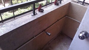 Balcony in 2 BHK Apartment at Mittal Silver Crescent, Kharadi – for Rent