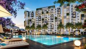 Swimming Pool in 1 BHK Apartment at Sowparnika Indradhanush, Hoskote – for Sale
