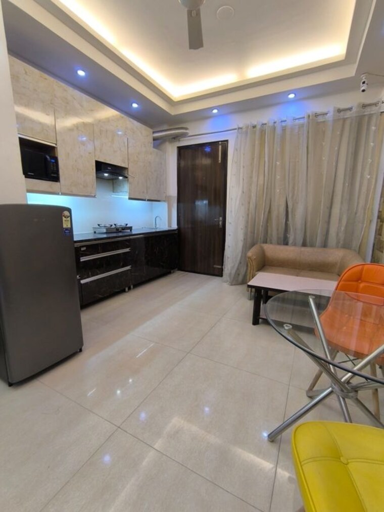 Living Room, sector 57 1 Bedroom 650 Sq.Ft. Builder Floor In Sector 57 Gurgaon 10574922