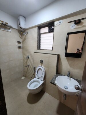 Bathroom in 2 BHK Apartment at Pride Panorama Mumbai, Sakinaka – for Rent