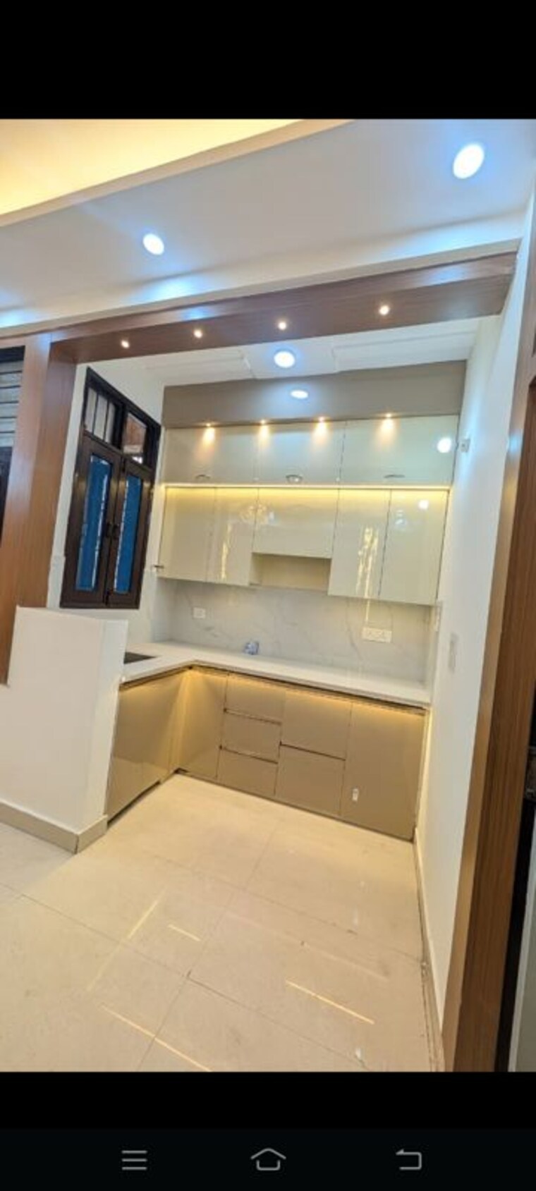Kitchen, kanha-apartments-indirapuram 2 Bedroom 1000 Sq.Ft. Builder Floor In Shakti Khand 2 Ghaziabad 10574966