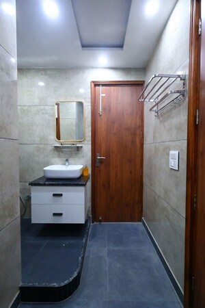 Bathroom in 4 BHK Builder Floor at Sector 43 – for Rent