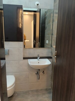 Bathroom in 3 BHK Apartment at Nyati Elysia, Kharadi – for Rent
