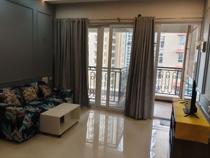 Living Room in 3 BHK Apartment at Nyati Elysia, Kharadi – for Rent