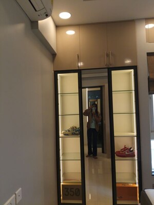 Building Lobby in 3 BHK Apartment at Nyati Elysia, Kharadi – for Rent