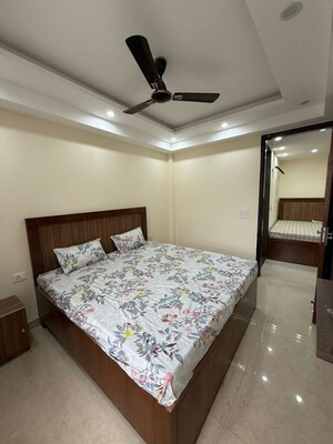 Bedroom in 2 BHK Builder Floor at Chattarpur – for Rent
