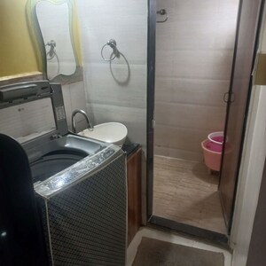 Bathroom in 1 BHK Apartment at Vasant Leela Complex, Vijay Nagari – for Rent