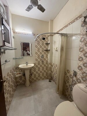 Bathroom in 3 BHK Builder Floor at Greater Kailash ii – for Rent