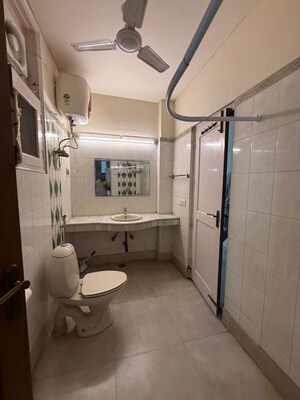 Bathroom in 3 BHK Builder Floor at Greater Kailash ii – for Rent